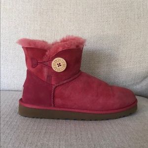 UGG Mini Bailey II Suede Booties